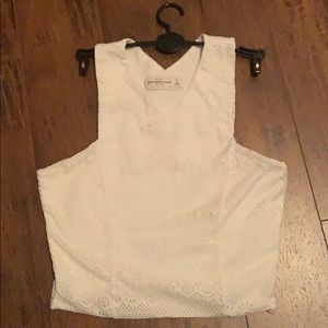 Abercrombie lace crop top